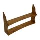 Vintage wooden wall shelve rack bookshelf in pinewood  minimalist design