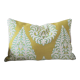 Green bohemian cushion cover