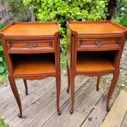 Pair of Louis XV bedside tables in cherry wood.