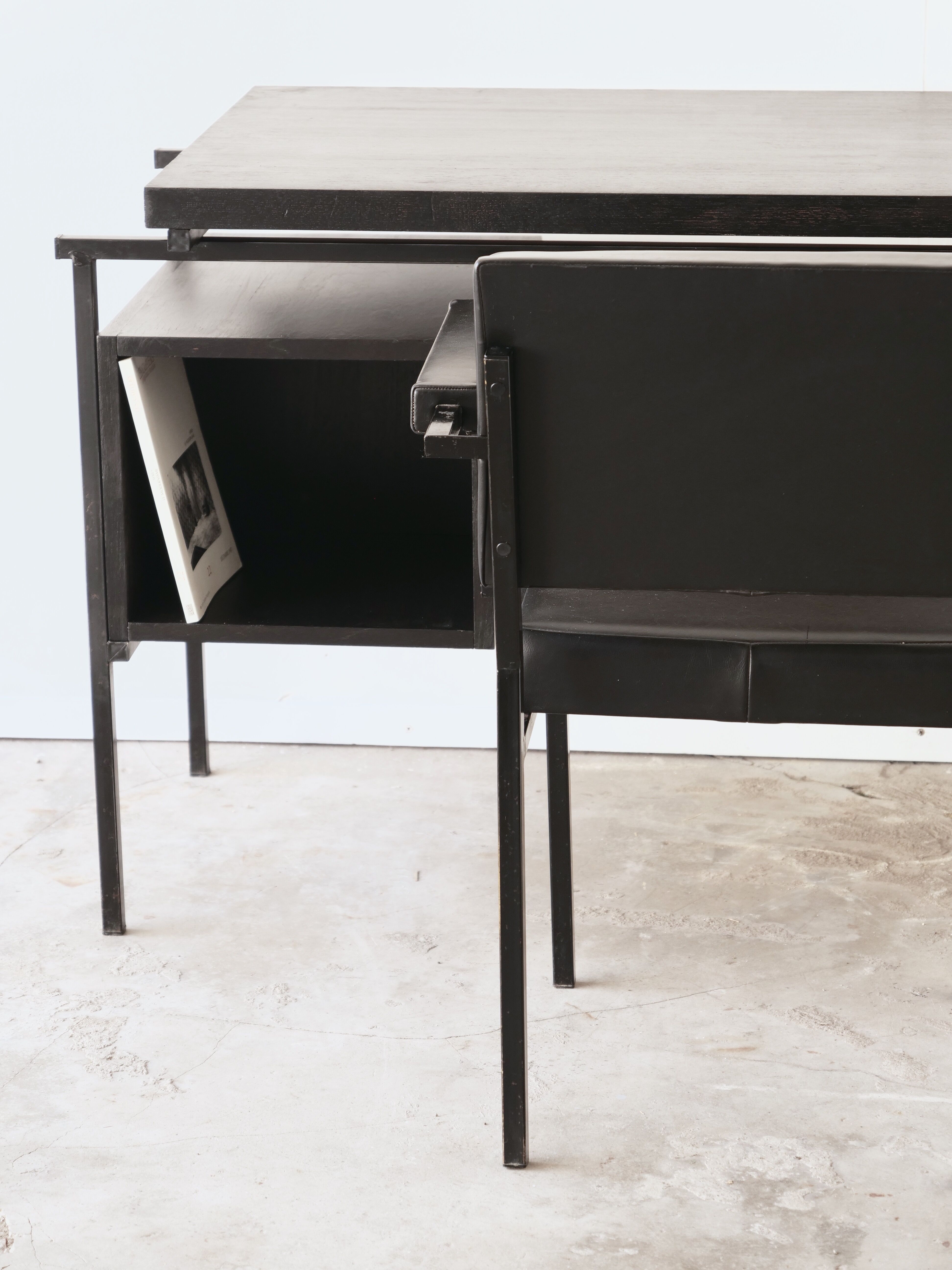 Modernist desk with chair