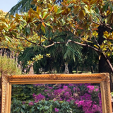 Golden mirror, beveled