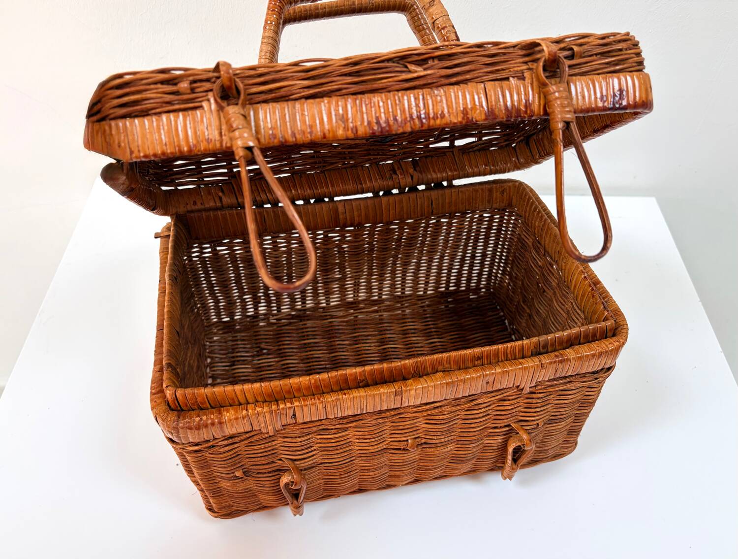 Rattan basket, 1960s