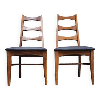Pair of Scandinavian chairs 1970