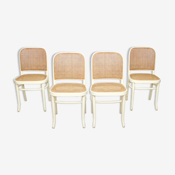 4 No 811 Chaises Bentwood et cane de Josef Hoffman