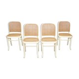 4 No 811 Bentwood and cane chairs by Josef Hoffman