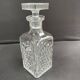 Baccarat - whisky carafe (1) - modern mid-century - cut crystal - model burgos