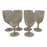 Selency x Monoprix Croisé Laroche stemware