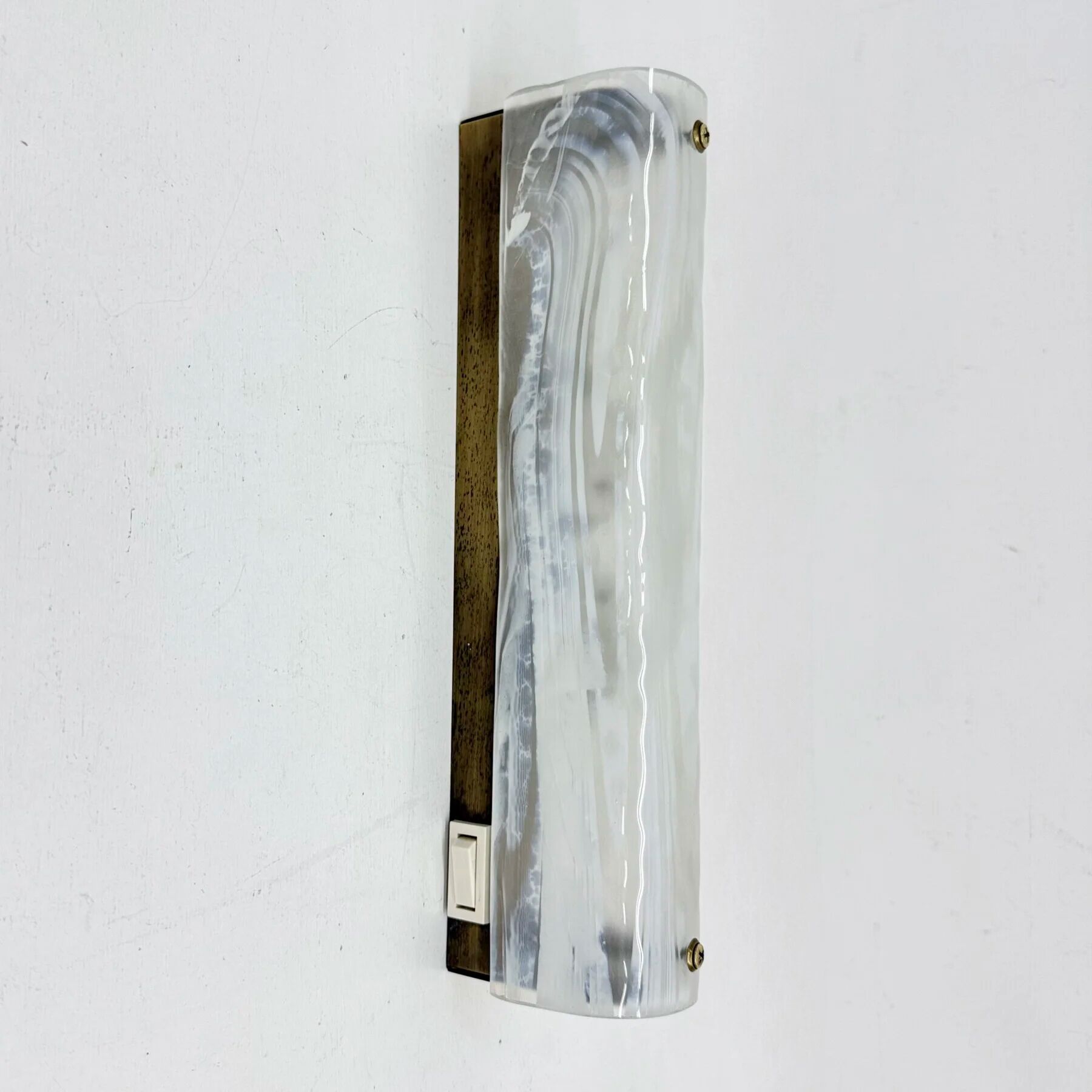Mid-century design Murano glass wall sconces, Germany, 1970s