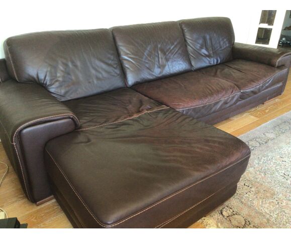 Canapé d'angle en cuir natuzzi | Selency