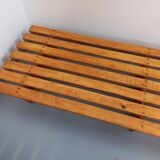 Pair of vintage  Perriand style  pine benches
