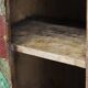 Rustic Farmhouse Folk Art Painted Bridal Cabinet