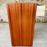 High chest of drawers with 5 drawers, Scandinavian style, circa 60's