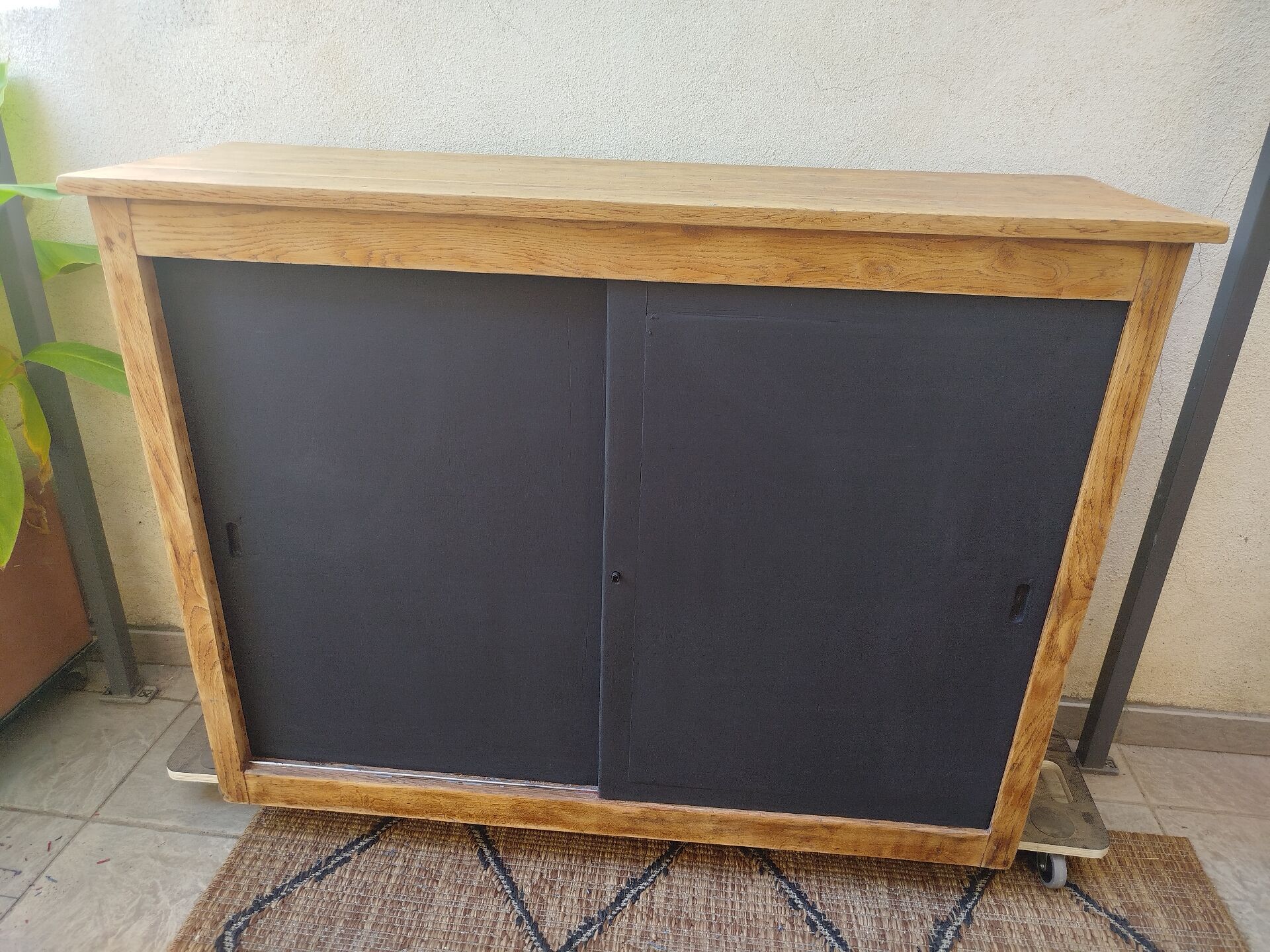 Old buffet with sliding doors