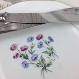 12 antique dessert plates made in France Digoin Sarreguemines