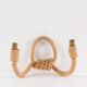 AUDOUX & MINET (attributed to) - Pair of wall lights France, circa 1950 - Rope