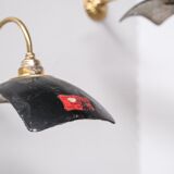 Mercury reflective glass and brass wall lights (35 available)