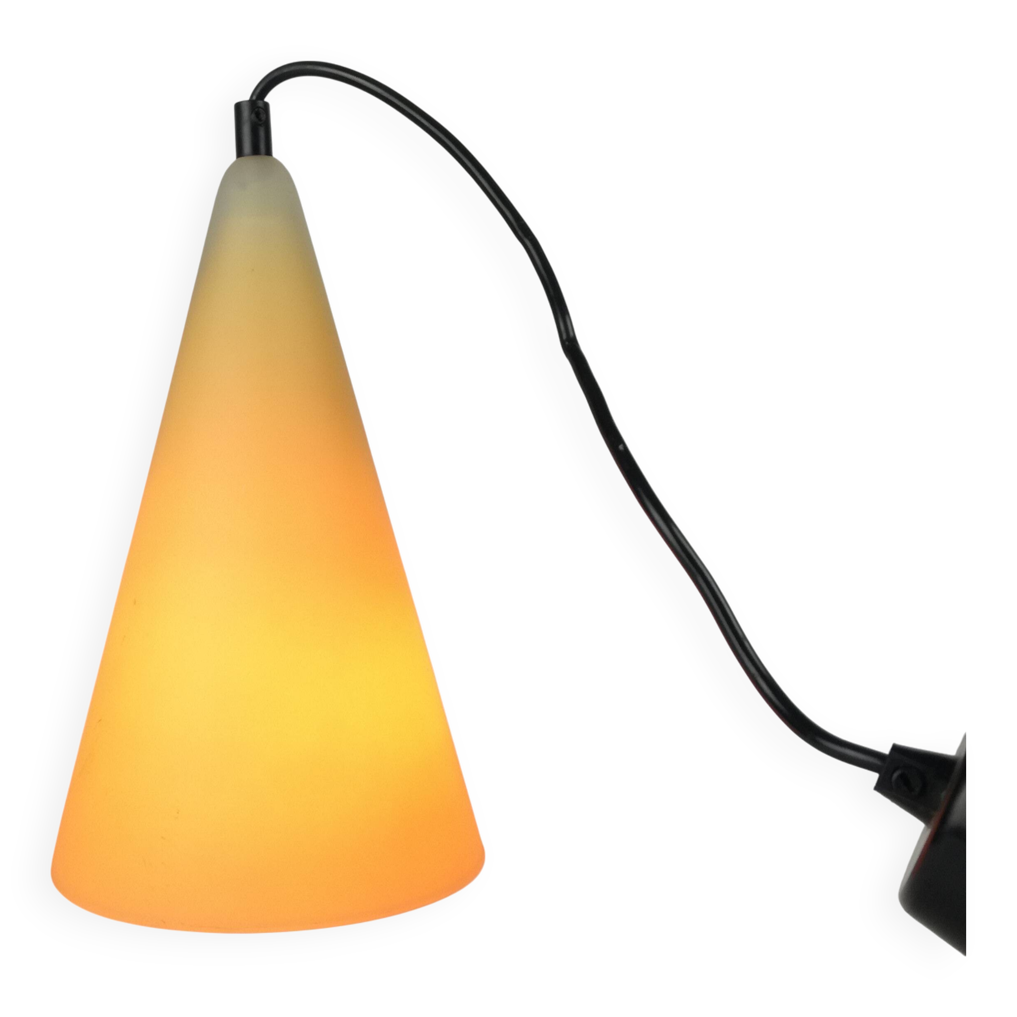 Suspension conique en verre par SCE France 1980
