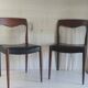 Pair of teak chairs in Scandinavian style - 1960s