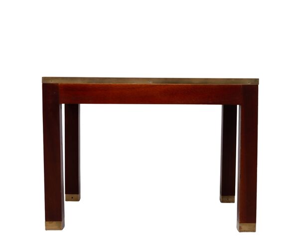 Table basse carte du monde Maison Jansen années 1970 France