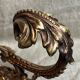 Golden bronze coat hook, 19th century