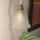 Lamp globe tulip in molded molded glass vintage