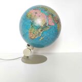 Vintage globe luminous world map Scan Globe Denmark 1973