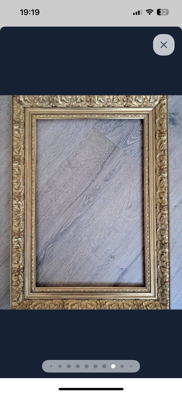 Cadre de Tableau 19 eme doré