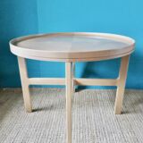 Cabinetmaker's coffee table in solid maple. Denmark 1990