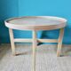 Cabinetmaker's coffee table in solid maple. Denmark 1990