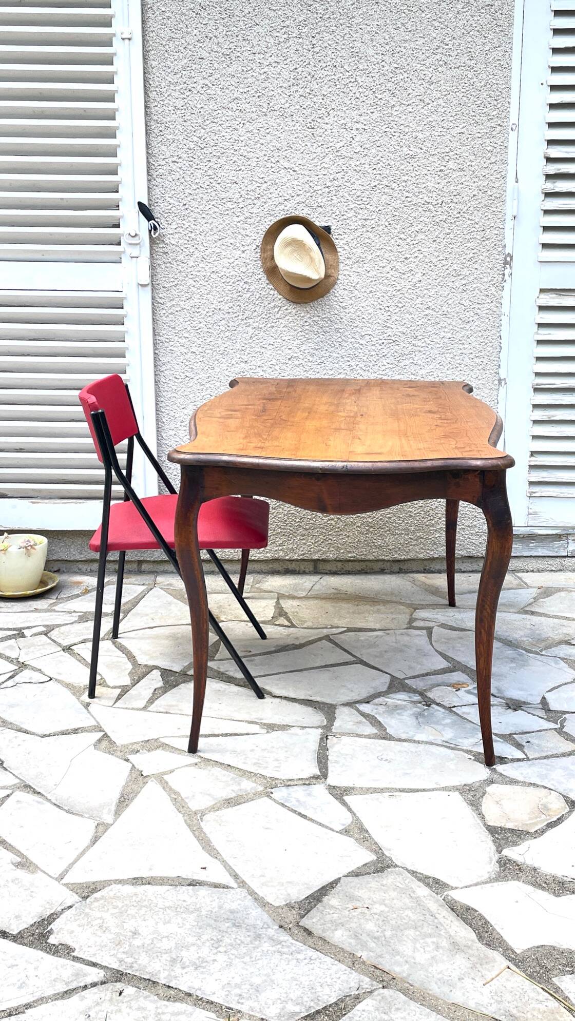 TABLE BUREAU Pieds Courbés