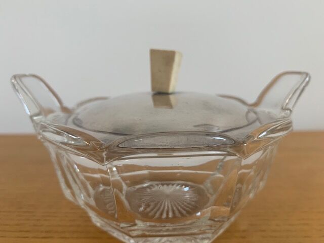 vintage sugar bowl