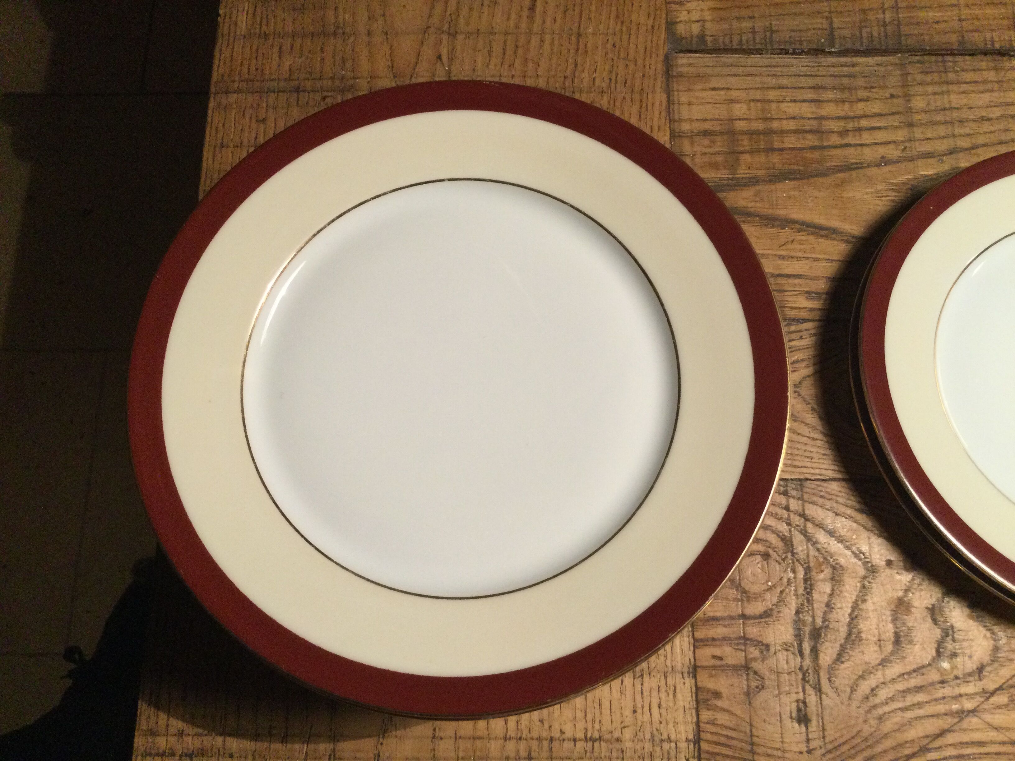 Set of 14 Porcelain Plates from Limoges