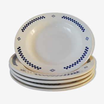 5 Lustucru plates