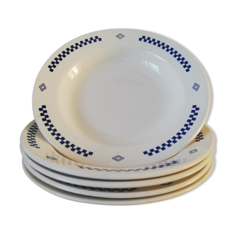 5 assiettes creuses lustucru