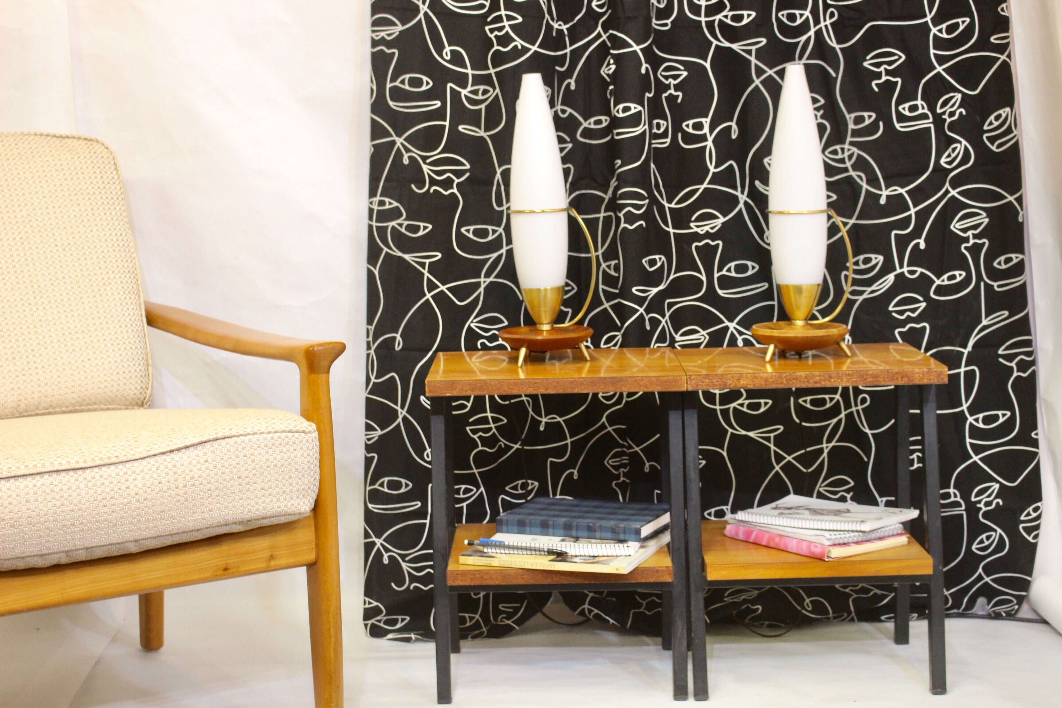 Pair of vintage tables