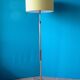 Lampadaire en laiton et teck, Danemark 1955