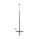 Scandinavian rosewood floor lamp, Möllers Armaturfabrik, Eskilstuna, Sweden, 1960
