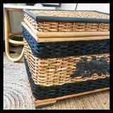 Vintage wicker chest