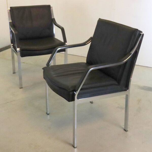 Fauteuil de la collection Alpha Art Walter Knoll set de 2 pièces - Preben Fabricius & Jorgen Kastholm