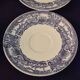 Set of six cups and saucers in opaline, vintage, RIVANEL