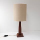 Vintage Danish Teak Table Lamp, 1960s