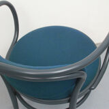 Bentwood chair No.209 Thonet in blue
