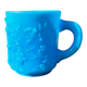 Vintage beautiful turquoise blue opaline coffee cup