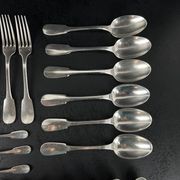 Christofle silver-plated cutlery set – Cluny model – 36 pieces