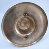 Two solid brass XL birds H. 48 cm