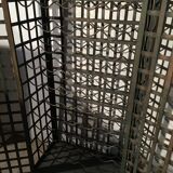 Wrought iron wine cabinet