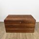 Old wooden transport trunk