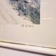 Lithographie "Chemin de l'oliveraie" par Victor Zarou