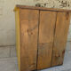 Low storage unit in saffron yellow wood – Canadian handcrafted.