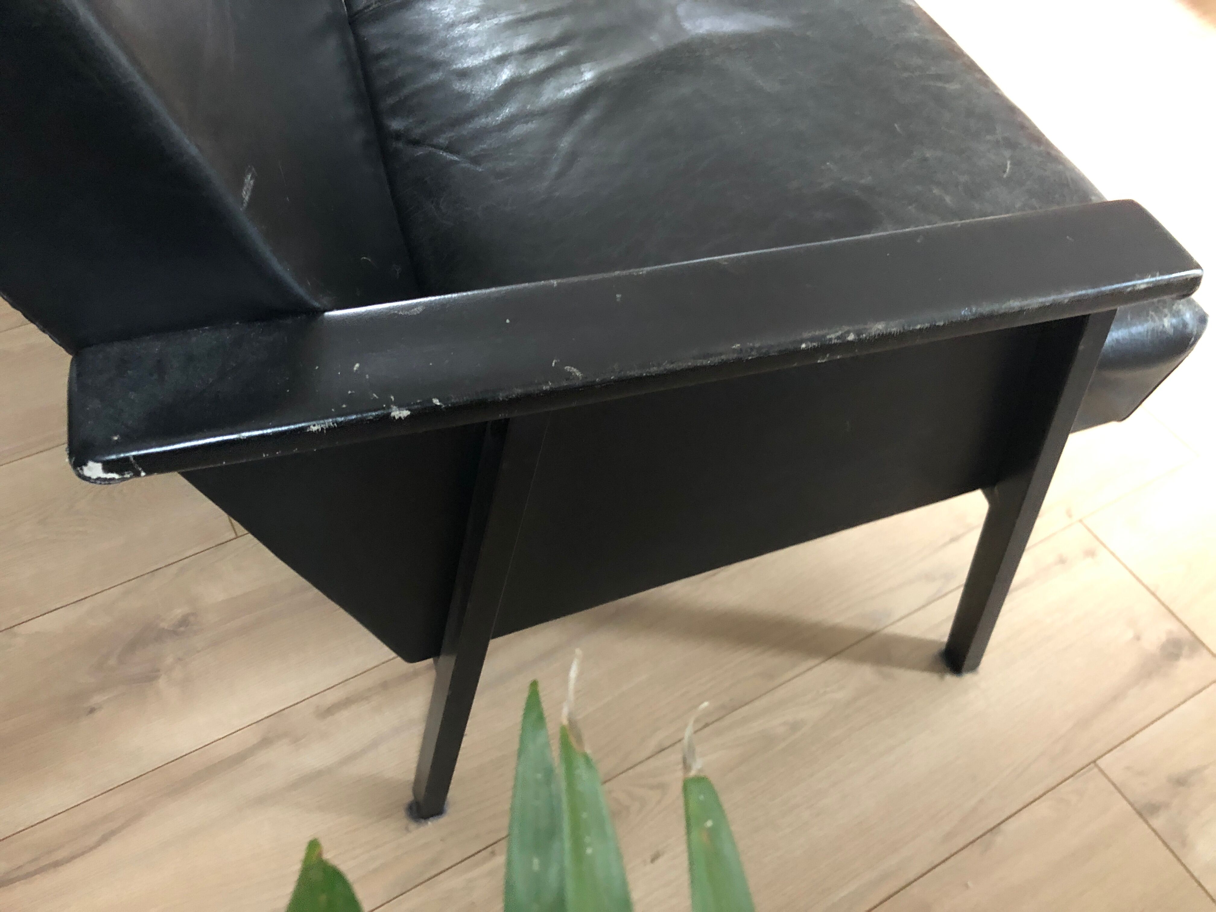 Vintage imitation bench 60s/70s 3 seats